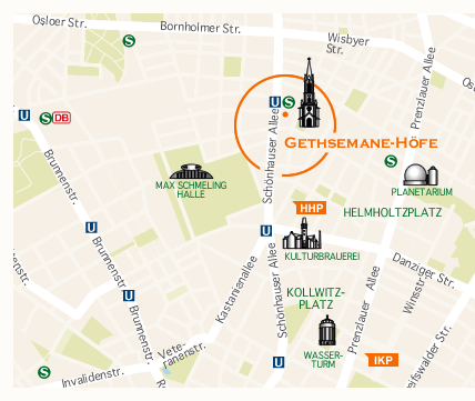 Lageplan Gethsemane-Höfe Pohl & Prym
